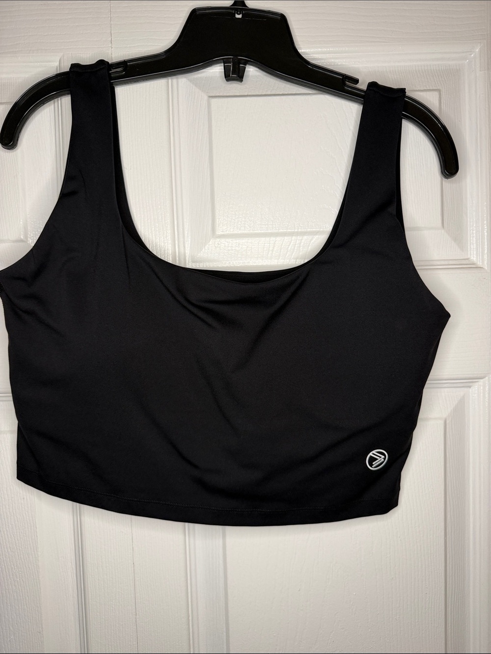 Everyday Black Scoop Sports Bra Crop Top